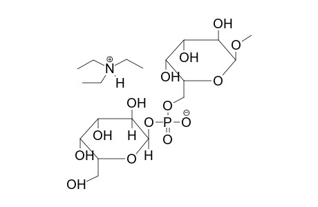 METHYL 6-O-(ALPHA-D-GALACTOPYRANOSYLPHOSPHO)-ALPHA-D-GALACTOPYRANOSIDE,TRIETHYLAMMONIUM SALT