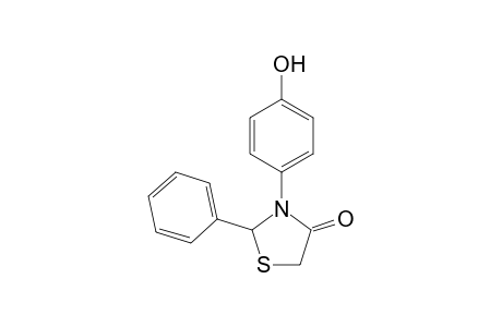 3-(4-hydroxyphenyl)-2-phenyl-1,3-thiazolidin-4-one