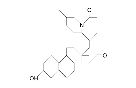 (22S,25R)-22,26-Acetylepimino-3.beta.-hydroxycholest-5-en-16-one