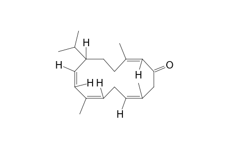 (1S,2E,4E,7E,11E)-10-Oxocembra-2,4,7,11-tetraene