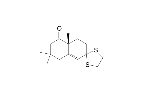 (4'a.alpha.)-Tetrahydro-4'a,7',7'-trimethylspiro[1,3-dithiolane-2,2'(3'H)-naphthalen]-5'(6'H)-one