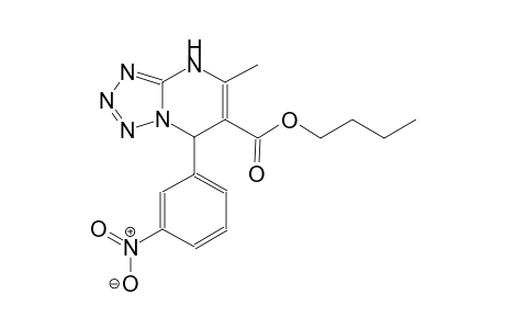 butyl 5-methyl-7-(3-nitrophenyl)-4,7-dihydrotetraazolo[1,5-a]pyrimidine-6-carboxylate