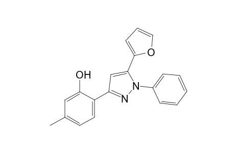 6-[5-(2-furyl)-1-phenylpyrazol-3-y]-m-cresol