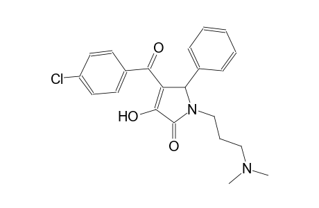 2H-pyrrol-2-one, 4-(4-chlorobenzoyl)-1-[3-(dimethylamino)propyl]-1,5-dihydro-3-hydroxy-5-phenyl-