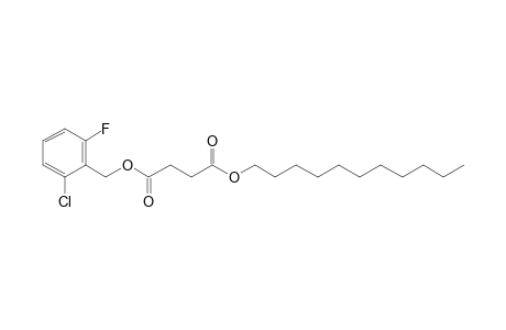 Succinic acid, 2-chloro-6-fluorobenzyl undecyl ester