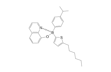 M-B5HTQ;4-[8-HYDROXYQUINOLATO-2-(5-HEXYLTHIENYL)]-BORYLCUMENE