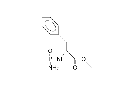 N-(Amino-methyl-phosphinyl)-L-phenylalanine methyl ester