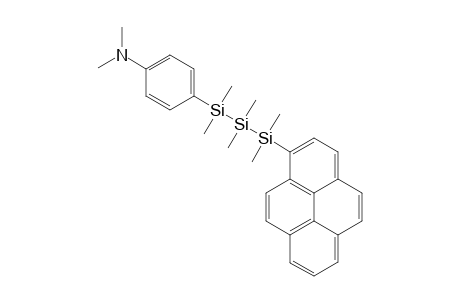 1-(4-N,N-DIMETHYLANILINO)-3-(1-PYRENYL)-HEXAMETHYLTRISILANE