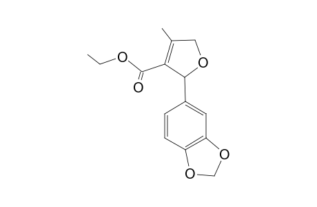 Ethyl 4-methyl-2-(3',4'-methylenedioxyphenyl)-2,5-dihydrofuran-3-carboxylate