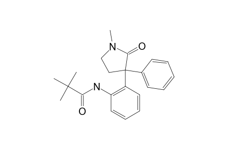 1-Methyl-3-phenyl-3-(2-pivaloyl-amidophenyl)-2-pyrrolidinone