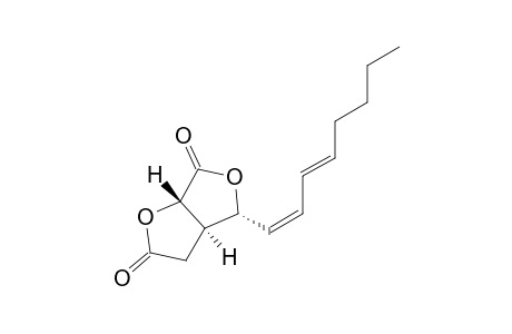 (3aR*,4R*,6aS*)-4-[(1Z,3E)-1,3-Octadienyl]perhydro-furo[3,4-b]-furan-2,6-dione