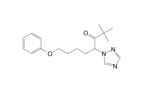 3-Octan-one, 2,2-dimethyl-8-phenoxy-4-(1H-1,2,4-triazol-1-yl)-