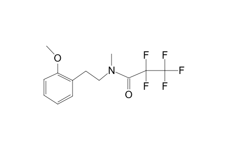 2-(2-Methoxyphenyl)-N-methylethylamine, pfp