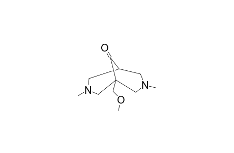 3,7-DIAZABICYCLO[3.3.1]NONAN-9-ON, 1-METHOXYMETHYL-3,7-DIMETHYL-