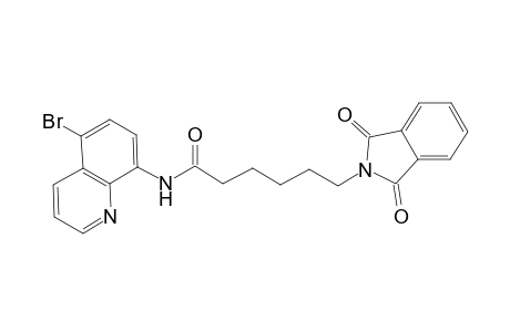 1H-isoindole-2-hexanamide, N-(5-bromo-8-quinolinyl)-2,3-dihydro-1,3-dioxo-