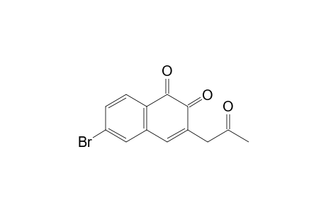 3-Acetonyl-6-bromo-1,2-naphthoquinone