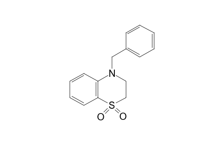 4-benzyl-3,4-dihydro-2H-1,4-benzothiazine, 1,1-dioxide