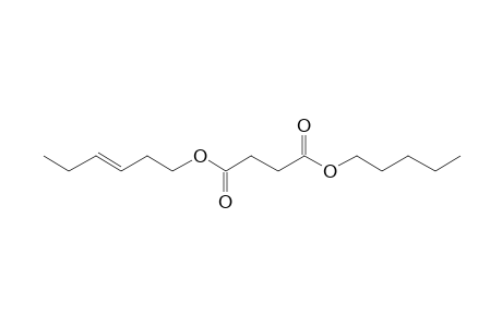 Succinic acid, pentyl trans-hex-3-enyl ester