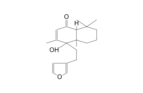 1(4H)-Naphthalenone, 4-[2-(3-furanyl)ethyl]-4a,5,6,7,8,8a-hexahydro-4-hydroxy-3,4a,8,8-tetramethyl-