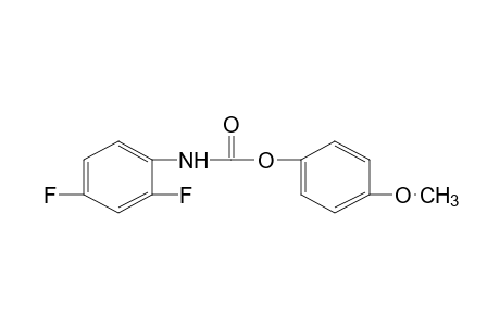 2,4-difluorocarbanilic acid, p-methoxyphenyl ester