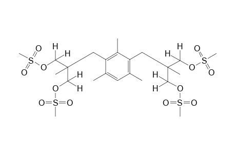 2,2'-[(2,4,6-trimethyl-m-phenylene)dimethylene]bis[2-methyl-1,3-propanediol], tetrakis(methanesulfonate)