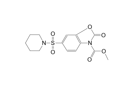 3(2H)-benzoxazolecarboxylic acid, 2-oxo-6-(1-piperidinylsulfonyl)-,methyl ester