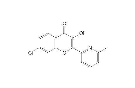 7-chloro-3-hydroxy-2-(6-methyl-2-pyridyl)chromone