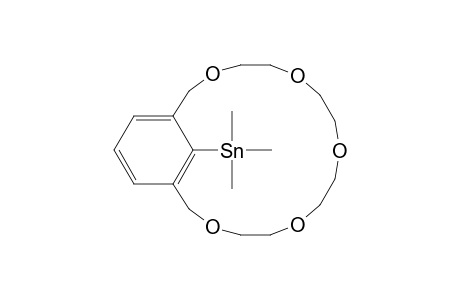 2-Trimethylstannyl-1.3-xylyl-18-crown-5
