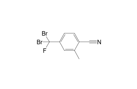 4-(Dibromofluoromethyl)-2-methylbenzonitrile