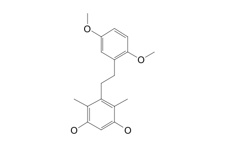 STILBOSTEMIN-Y;3,5-DIHYDROXY-2',5'-DIMETHOXY-2,6-DIMETHYL-BIBENZYL