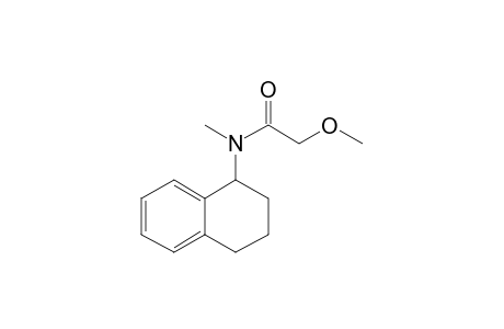 2-Hydroxy-N-(1,2,3,4-tetrahydronaphthalen-1-yl)acetamide, N-methyl-, methyl ether