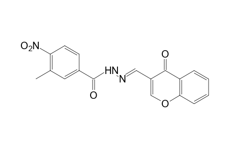 4-nitro-m-toluic acid, [(4-oxo-4H-1-benzopyran-3-yl)methylene]hydrazide