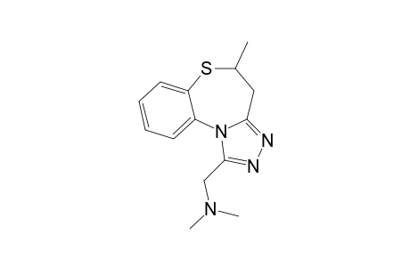 4,5-DIHYDRO-5-METHYL-1-(N,N-DIMETHYLAMINOMETHYL)-S-TRIAZOLO-[3,4-D]-[1,5]-BENZOTHIAZEPINE;MAJOR-ISOMER