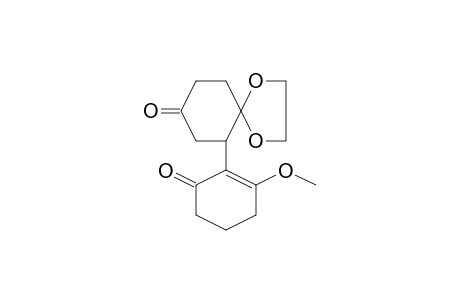 6-(2-Methoxy-6-oxo-1-cyclohexen-1-yl)-1,4-dioxaspiro[4.5]decan-8-one