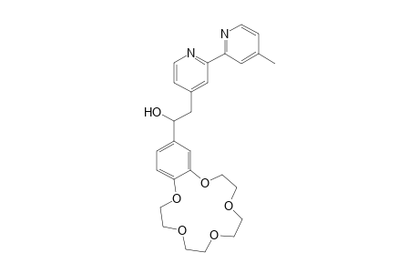 4-[2-hydroxy-2-(2,3,6,8,9,11,12-octahydro-1,4,7,10,13-benzopentaoxacyclopentadecan-15-yl)ethyl]-4'-methyl-2,2'-bipyridine