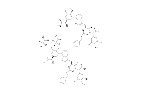 #22;(R,R,R)-2-[3-(3-[N-[2-(3,5-DICHLORO-4-METHOXYPHENYL)-ACETYLCARBOXYL]-2-CARBOBENZYLOXYAMINOPROPIONYLAMINO]-INDOL-7-YL)-5-IODO-4-METHOXYPHENYL]-2-METHOXYCARB