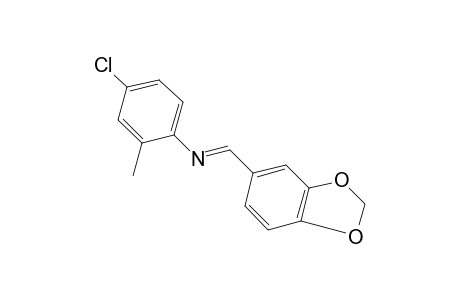 4-chloro-N-piperonylidene-o-toluidine