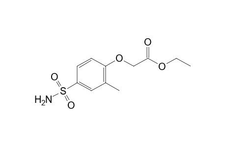 [(4-sulfamoyl-o-tolyl)oxy]acetic acid, ethyl ester