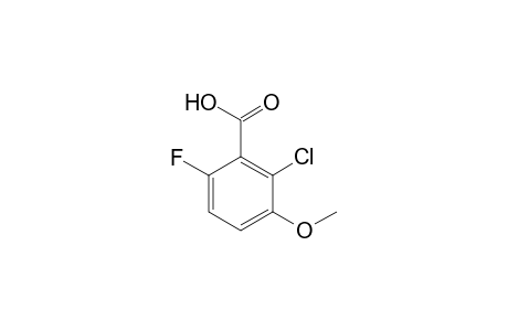 2-Chloro-6-fluoro-3-methoxybenzoic acid