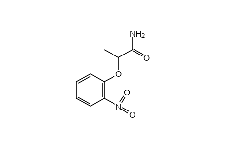 2-(o-nitrophenoxy)propionamide