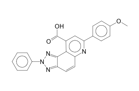 7-(4-Methoxyphenyl)-2-phenyl-2H-[1,2,3]triazolo[4,5-f]quinoline-9-carboxylic acid