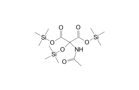 N-Acetylamido-N-[2-(trimethylsiloxy)-1,3-propandioic acid] di(trimethylsilyl) ester