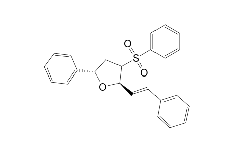 2,5-trans-2-(2-phenylvinyl)-5-phenyl-3-phenylsulfonyl tetrahydrofuran