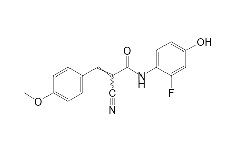 alpha-cyano-2'-fluoro-4'-hydroxy-4-methoxycinnamanilide