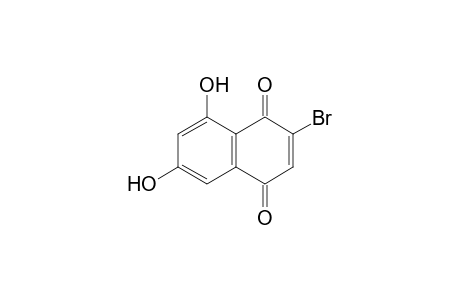 3-Bromo-5,7-dihydroxy-1,4-naphthoquinone