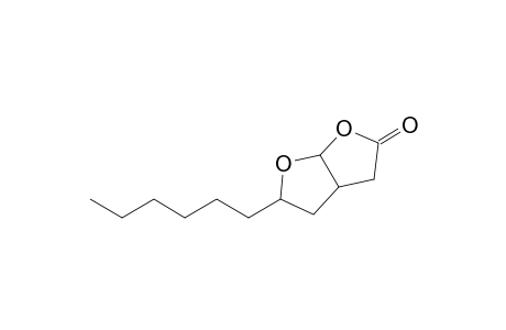 5-Hexyl-3a,4,5,6a-tetrahydrofuro[2,3-b]furan-2(3H)-one