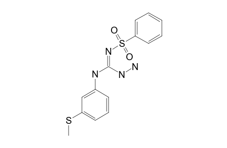 1-amino-3-[m-(methylthio)phenyl]-2-(phenylsulfonyl)guanidine