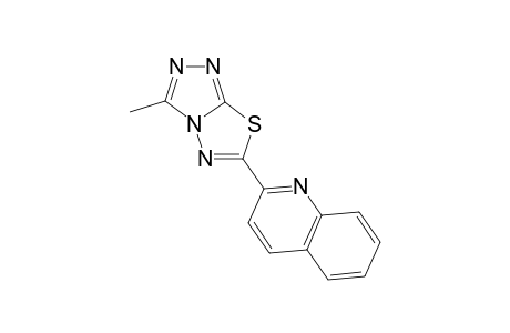 Quinoline, 2-(3-methyl[1,2,4]triazolo[3,4-b][1,3,4]thiadiazol-6-yl)-