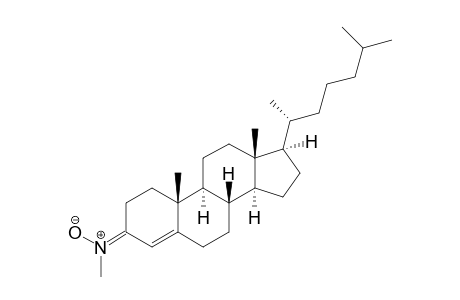 (E)-N-((8S,9S,10R,13R,14S,17R)-10,13-Dimethyl-17-((R)-6-methylheptan-2-yl)-7,8,9,11,12,13,14,15,16,17-decahydro-1H-cyclopenta[a]phenanthren-3(2H,6H,10H)-ylidene)methanamine Oxide