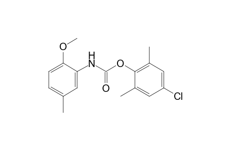 2-methoxy-5-methylcarbanilic acid, 4-chloro-2,6-xylyl ester